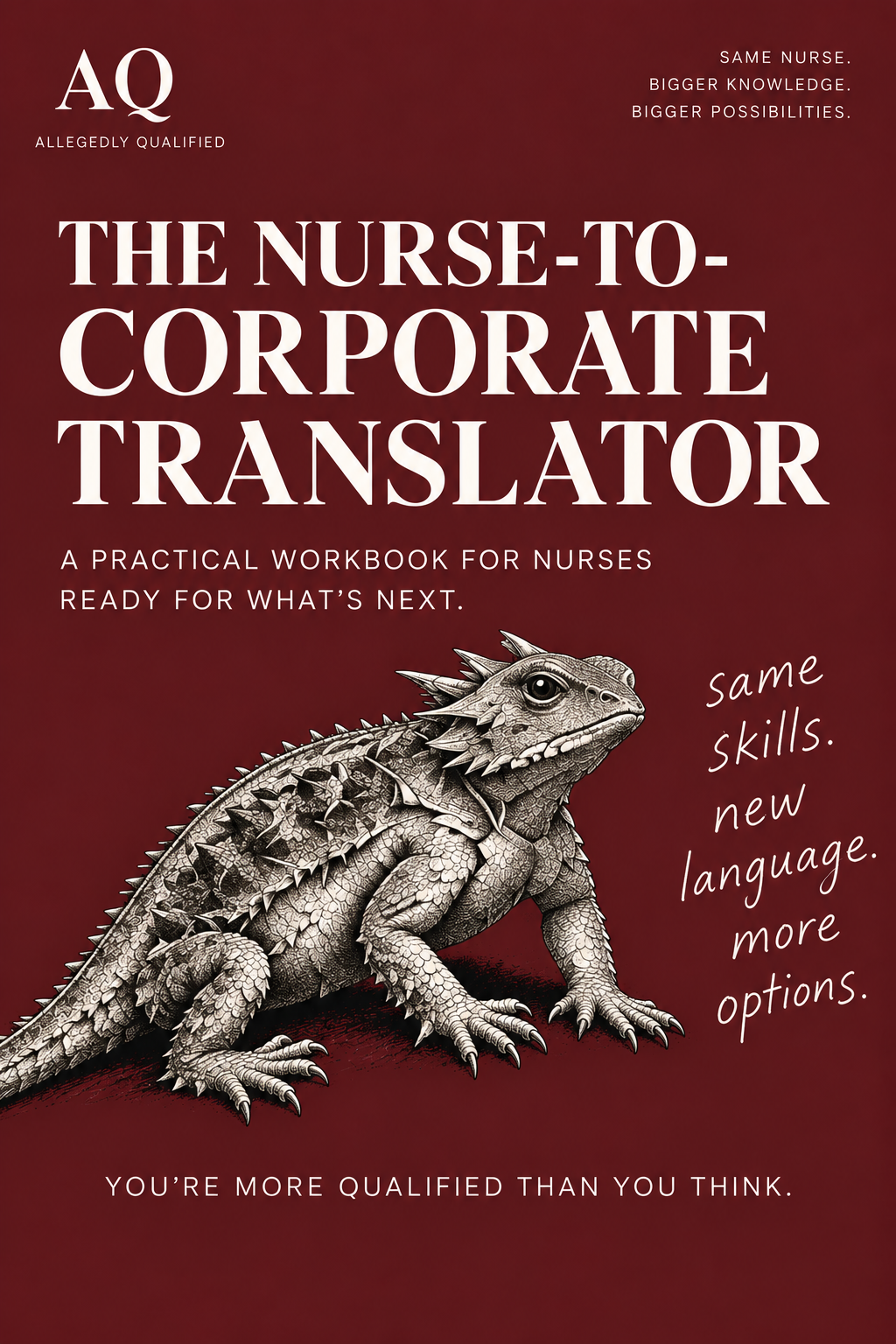 The Nurse-to-Corporate Translator workbook cover